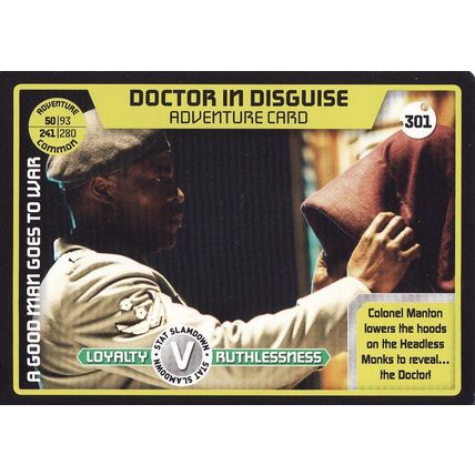 Doctor Who Monster Invasion Extreme TCG 301 Doctor In Disguise