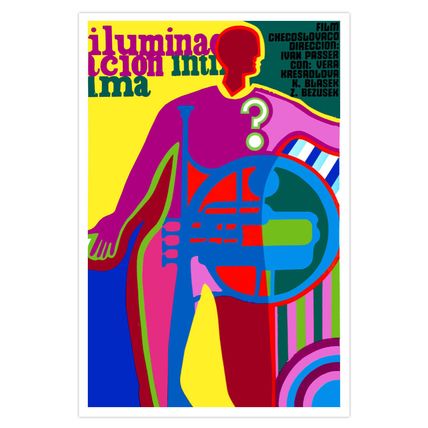 Movie Poster decor wall design 4 film"INTIMATE Light"Music trumpet.Cerebral.