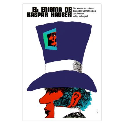 Movie Poster decor wall design 4 German film"KASPAR HAUSER Enigma"Top Hat