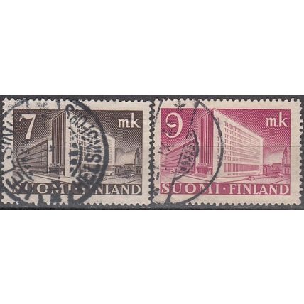 Finland 1942 Michel 269 - 270 O Cote (2013) 1.20 Euro Helsinki bâtiments