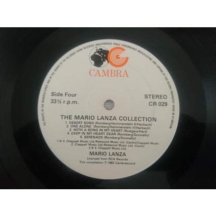MARIO LANZA – THE MARIO LANZA COLLECTION - 12" DOUBLE ALBUM