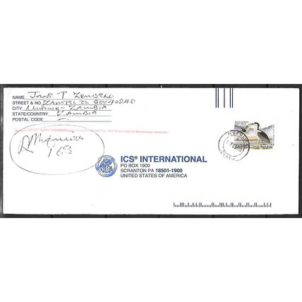 Zambia LETTRE OBLITERE ( USED ) Ref 261