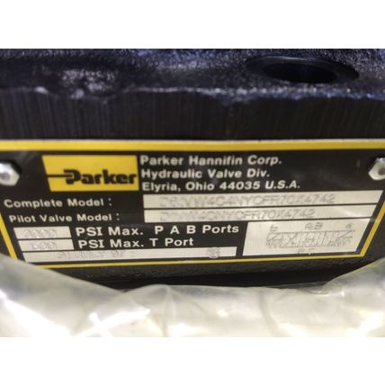 NEW PARKER D61VW4C4NYCFR70X4742 HYDRAULIC VALVE,120 V,D1VW4CNYCFR70X4742,BS