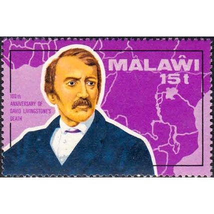 Malawi QEII 1973 Death 100th Livingstone Map 15t Unmounted Mint MNH SG 437 Stamp