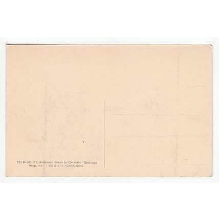 Palazzo Montalto Syracuse Postcard Italy