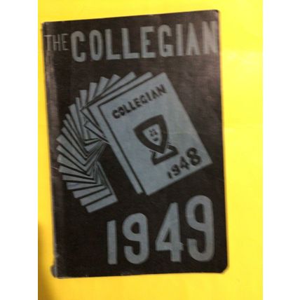 Collegian,1948-49 Prince of Wales College Newfoundland School Yearbook