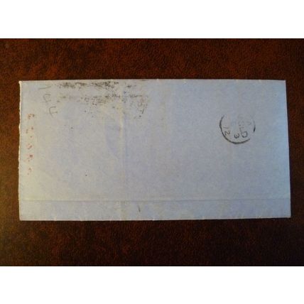 1872 GB QV 1d Red stamp HT Plate 144 cover Rev F Payne Wesleyan Minister Mold