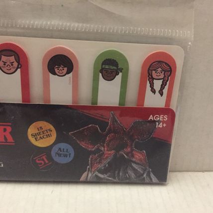 NEW Stranger Things Hawkins Gang Sticky Note Tabs - 90 Stickers