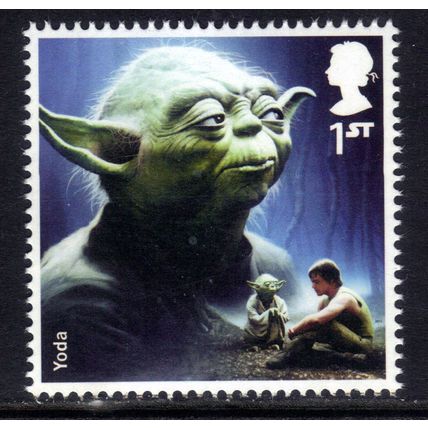 GB 2015 QE2 1st Star Wars Yoda Umm SG 3759 ( E29 )