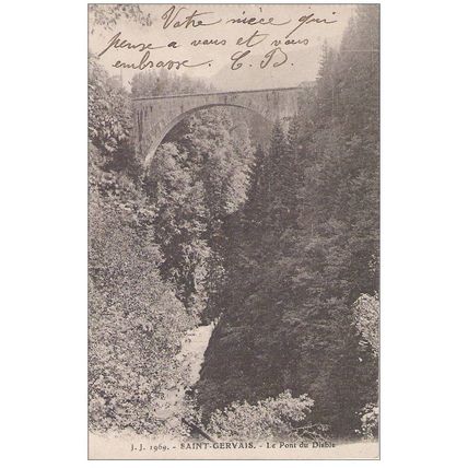 74 - Saint-Gervais-les-Bains - le pont du diable