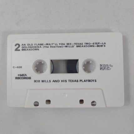 Bob Wills and his Texas Playboys - Re-released 1973 Version - Cassette Tape