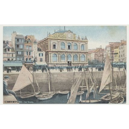 Le HAVRE Le Musée France early 20th C. RPPC Aqua Photo No. 19