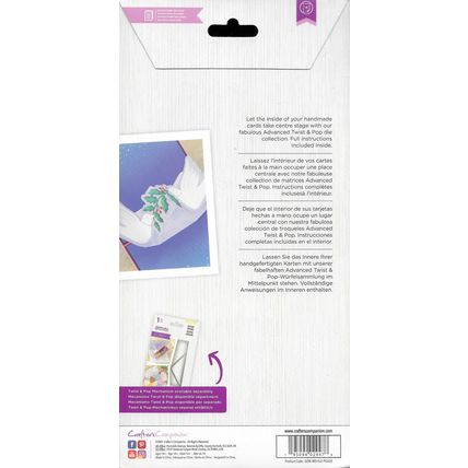 Crafter's Companion. Gemini. Peace On Earth Panel Die Set. Die Cutting Crafts