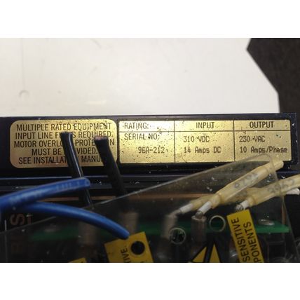 KOLLMORGEN BDS4A-210J-0001\204C2 SERVO DRIVE, 10 AMP, 230VAC/310VDC,EN