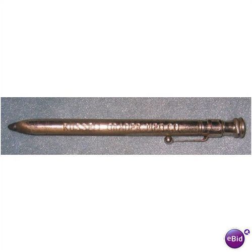 Russell Grader Mfg Co Advertising Mechanical Pencil Antique Thick Lead