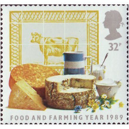 Great Britain 1989 Food & Farming Unmounted Mint 32p Dairy NHM SG 1430 stamp