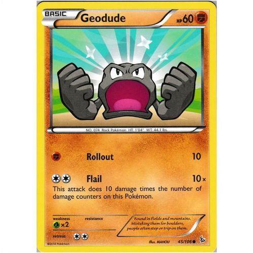 Pokemon XY Flashfire - #45/106 - Geodude