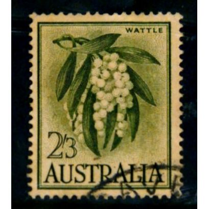AUSTRALIA 1959 SG 324 2s 3d WATTLE FINE USED #3