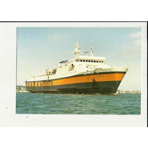 Truckline Ferries MV PURBECK Postcard by Delpool (PE-34)