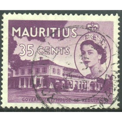 Mauritius 1953 - SG301 - 35c violet - Government House, Reduit - used