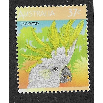 AUS 1986 37c 'AUSTRALIAN WILDLIFE -COCKATOO (1ST SERIES)' FINE USED (EBID60-000)