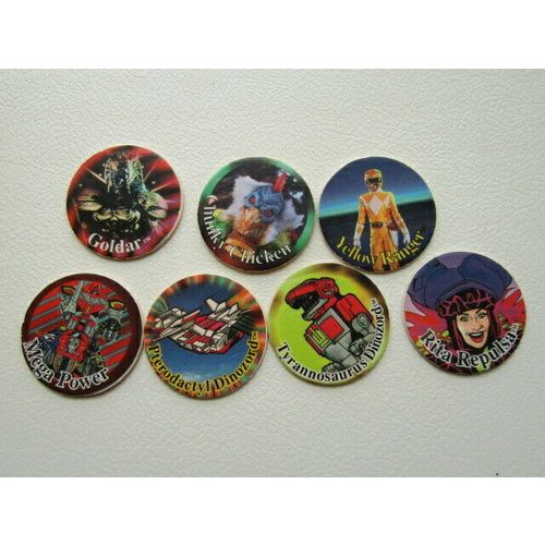Mighty Morphin Power Rangers Saban 1994 Collect-a-Card Power Caps Variants