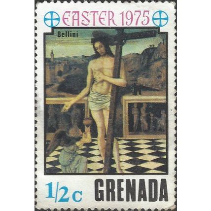 GRENADA, Easter, Blood of the Redeemer, Bellini, brown 1975, ½c, #2