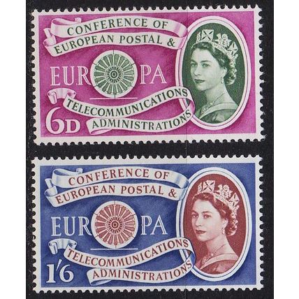 ENGLAND GREAT BRITAIN [1960] MiNr 0341-42 ( **/mnh ) CEPT