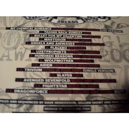 VAR/ART - KERRANG! AWARDS 2006 - CDALBUM2006 - 1DISC