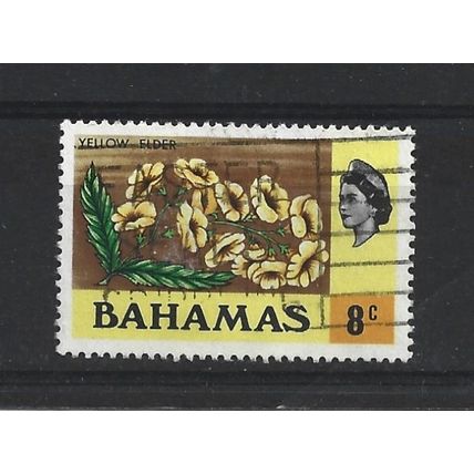 Bahamas.SG366 8c Yellow Elder.Fine Used.Sept23