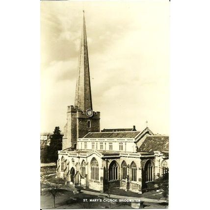Somerset BRIDGWATER St Mary's Church Postcard (Allen 561)