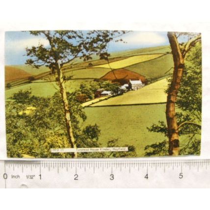 vintage postcard Tunstead House, Kinder, Hayfield