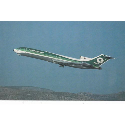 Iraqi Airways Boeing B727 270 Aircraft Postcard (A24933)
