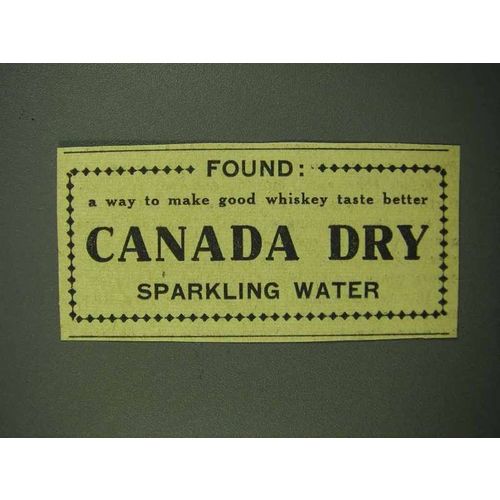 1942 Canada Dry Sparkling Water Ad - Found