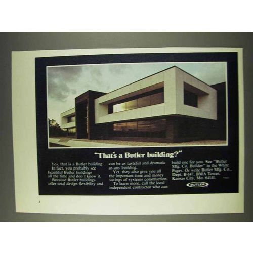 1977 Butler Ad - A Butler Building?