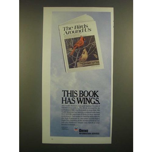 1988 Ortho Information Services Ad - The Birds Around Us Book