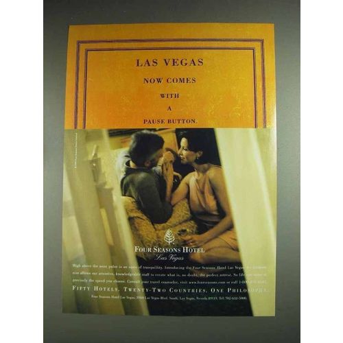 1999 Four Seasons Hotel Las Vegas Ad - Pause Button
