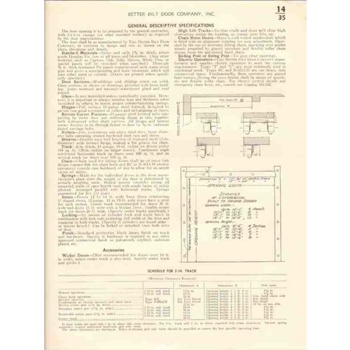 better bilt door company 1941 i-del-dor overhead vintage catalog