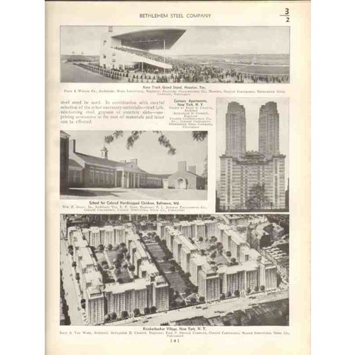bethlehem steel company 1938 structural shapes beams vintage catalog