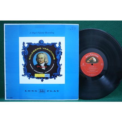 Wanda Landowska, Harpsichord - Bach: Goldberg Variations - LM 1080 - VG