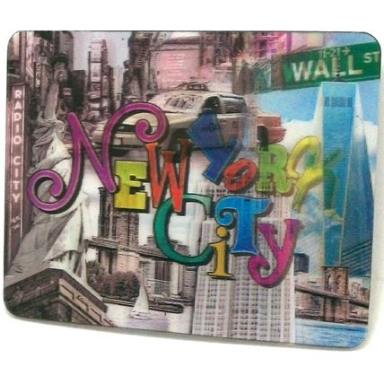 New York City Montage 3D Fridge Magnet