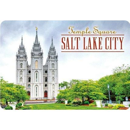 Salt Lake City Utah Temple Square 3D Fridge Magnet