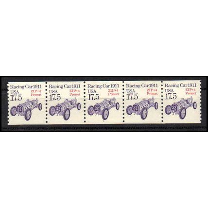 2262a 17.5c Race Car Fine MNH Dry Gum PNC 1/5 X1042