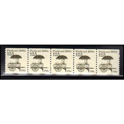 2133 12.5c Pushcart Very Fine MNH Dry Gum PNC 1/5 X2185