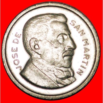 SAN MARTIN (1778-1850): ARGENTINA ★ 50 CENTAVOS 1953! LOW START ★ NO RESERVE!