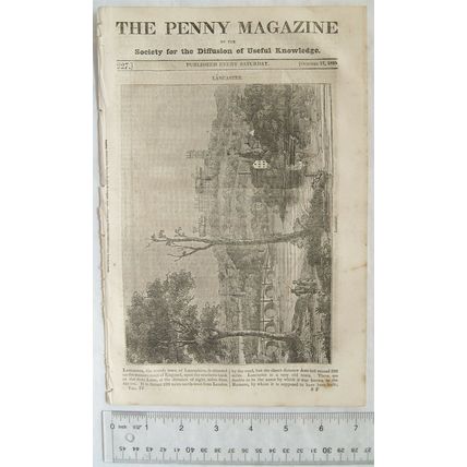 1835 The Penny Magazine No. 227 Lancaster, Vatican, Kermanshah, etc.