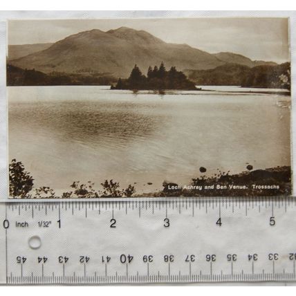 vintage postcard Loch Achray & Ben Venue, Trossachs