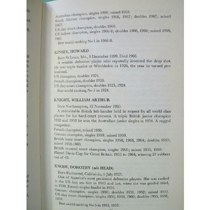 LAWN TENNIS ENCYCLOPAEDIA by MAURICE BRADY ILLUSTRATED HCDJ