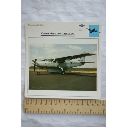 Cessna Model 208 Caravan 1 - USA - Transport & Utility - Collectors Club Card