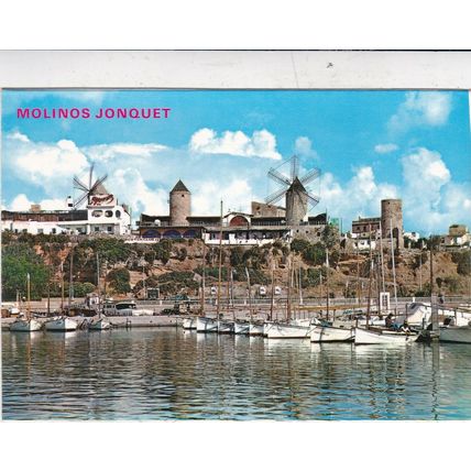 Palma de Mallorca Molinos Jonquet Postcard unused VGC